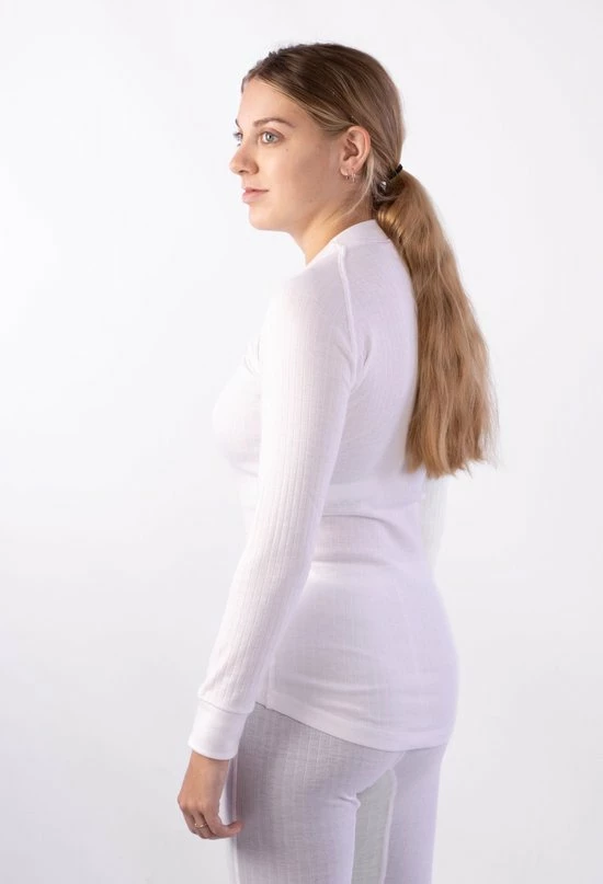 Avento Thermoshirt Lange Mouw Vrouwen - 2-Pack - Wit - Maat 42 11 Avento Thermoshirt Lange Mouw Vrouwen - 2-Pack - Wit - Maat 42 - Afbeelding 9