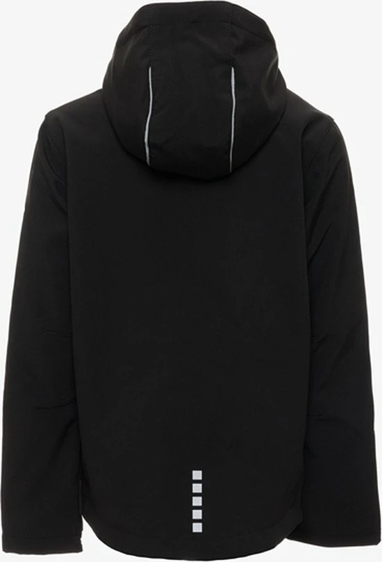 Mountain Peak Kinder Softshell Jas - Zwart - Maat 164 - Winddicht - Ademend Materiaal 4 Mountain Peak Kinder Softshell Jas - Zwart - Maat 164 - Winddicht - Ademend Materiaal - Afbeelding 2