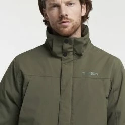 Tenson Harris Jacket Men - Jack - Heren - Olijfgroen - Maat XL -Flamecan winkel 550x822 1