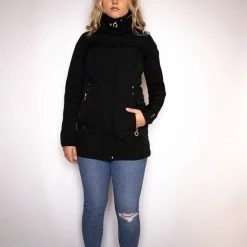 Luhta Iloniemi Softshell Winter Jas Dames Zwart