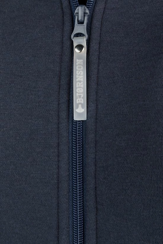 BJØRNSON Sigrid Sweatvest Dames - Teddy Gevoerd - Hoodie - Maat 44 - Donkerblauw 8 BJØRNSON Sigrid Sweatvest Dames - Teddy Gevoerd - Hoodie - Maat 44 - Donkerblauw - Afbeelding 6