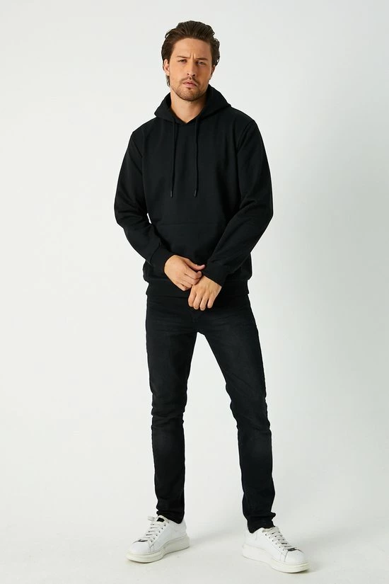 Merkloos Comeor Hoodie Heren - Zwart - Dun - S 6 Merkloos Comeor Hoodie Heren - Zwart - Dun - S - Afbeelding 4