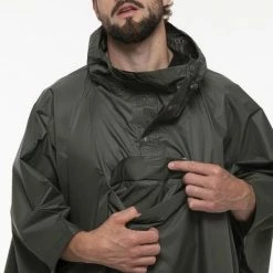 Mac In A Sac - Regenponcho - Khaki -Flamecan winkel 550x825 44