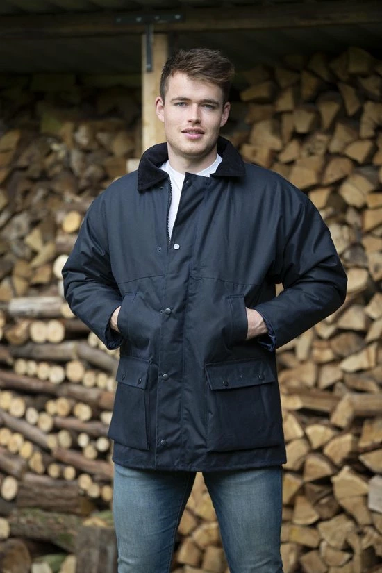 MGO Leisure Wear British Wax Parka Outdoorjas Heren - Maat XXL 4 MGO Leisure Wear British Wax Parka Outdoorjas Heren - Maat XXL - Afbeelding 2