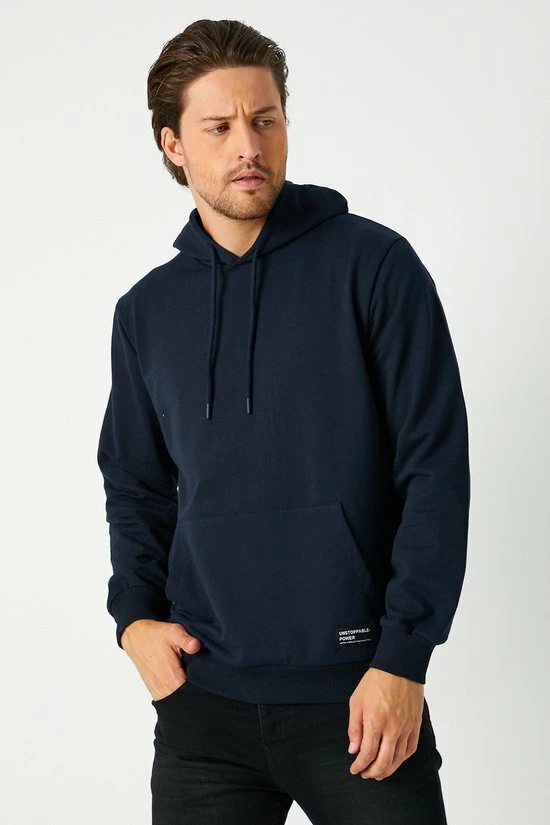 Merkloos Comeor Hoodie Heren - Blauw - Dik - 3XL 8 Merkloos Comeor Hoodie Heren - Blauw - Dik - 3XL - Afbeelding 6
