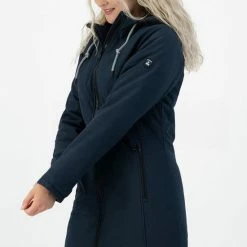 Kjelvik Dames Winterjas - Softshell Parka Dames - Tina - Blauw - Maat 40 9 Kjelvik Dames Winterjas - Softshell Parka Dames - Tina - Blauw - Maat 40 -Flamecan winkel 550x830 1