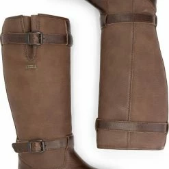 Travelin' Greenland Dames Outdoorlaarzen - Waterdicht En Gevoerde Wandellaars - Donkerbruin Leer - Maat 40 -Flamecan winkel 550x839 1